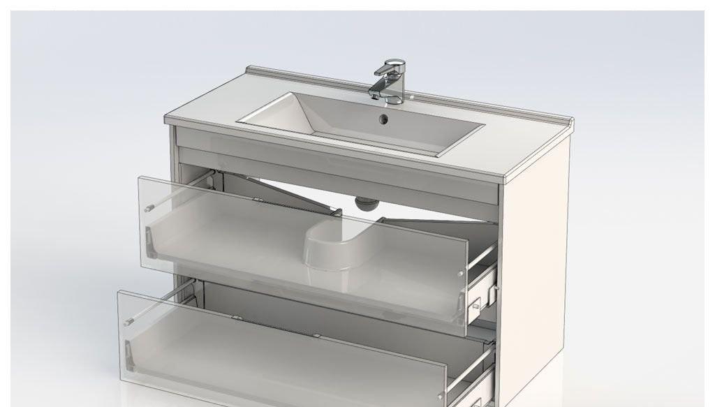 Aquanet Тулон, Тумба с раковиной, 00213066