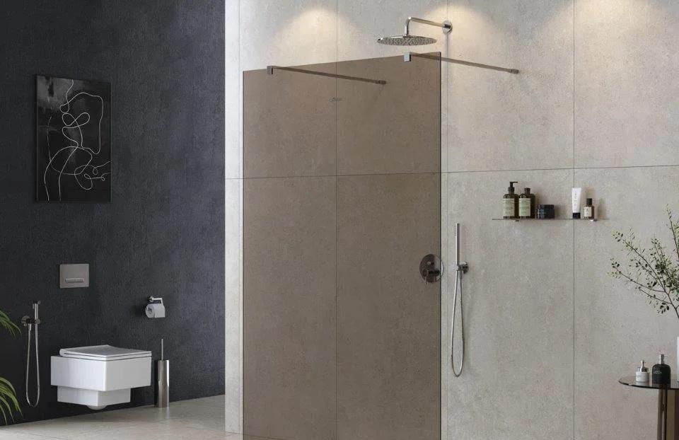 Душевая перегородка - Cezares, Liberta, 120x195 см, L-2-120-120-BR-Cr / LIBERTA-L-2-120-120-BR-Cr