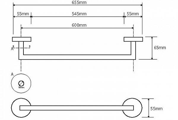 Bemeta Omega, Полотенцедержатель, 104204042