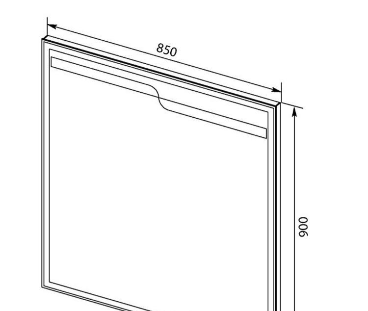 Aquanet Модена, Зеркало, 00196966