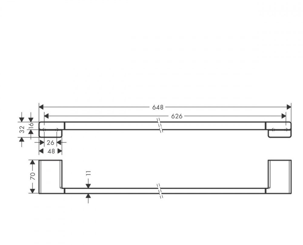 Hansgrohe AddStoris, Полотенцедержатель, 41747670