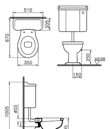 Vitra Efes, Унитаз компакт, 6233B003-0075