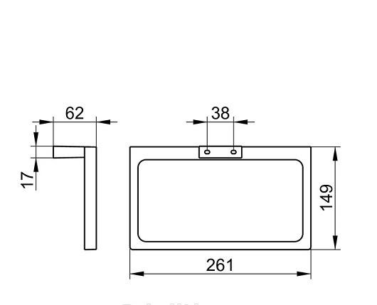 Keuco Edition 11, Полотенцедержатель, 11121 130000