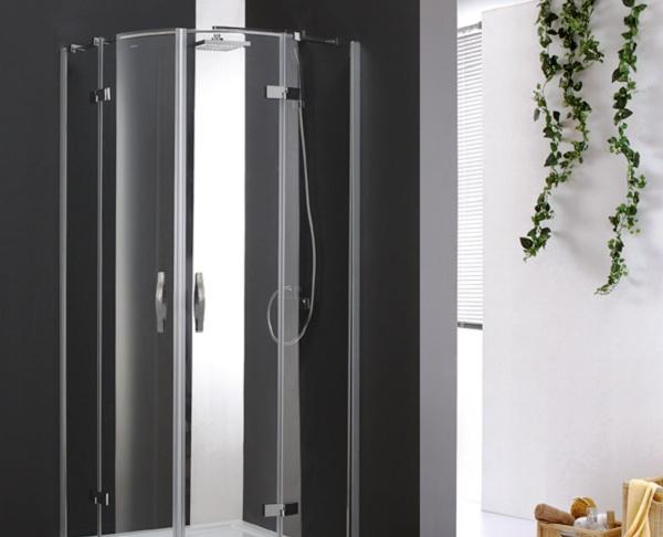 Душевой уголок - Cezares, Bergamo, 100x100x200 см, BERGAMO-R-2-100-ARCO-C-Cr-IV / BERGAMO-W-R-2-100-ARCO-C-Cr-IV