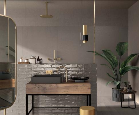 Картинка ABK Crossroad Brick, Настенная плитка, 7.5x30 см