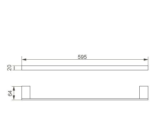 Aquanet 5600, Полотенцедержатель, 00187068