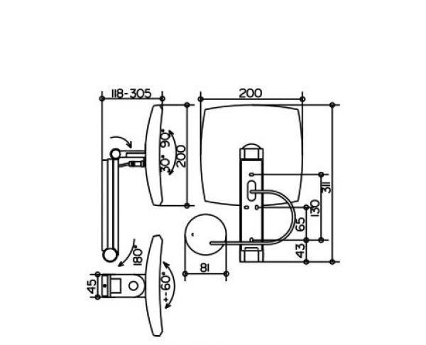Keuco iLook Move, Косметическое зеркало, 17613019002 / 17613 019002