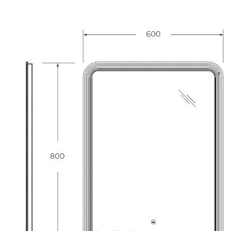 Cezares Duet, Комплект (гарнитур), CZR-SPC-DUET-600-800-LED-TCH