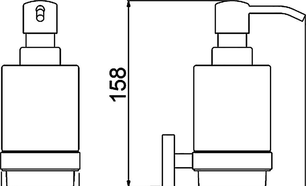 Timo Selene, Дозатор для жидкого мыла, 12039/03