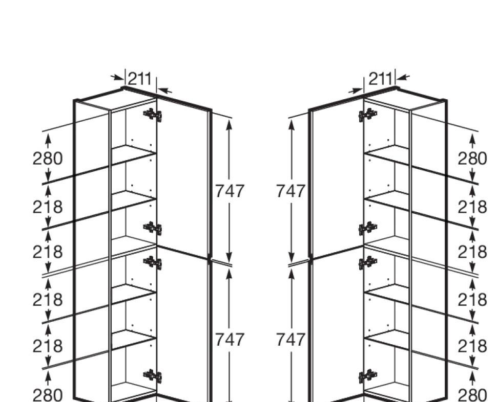 Roca Oleta, Шкаф-пенал, A857650806