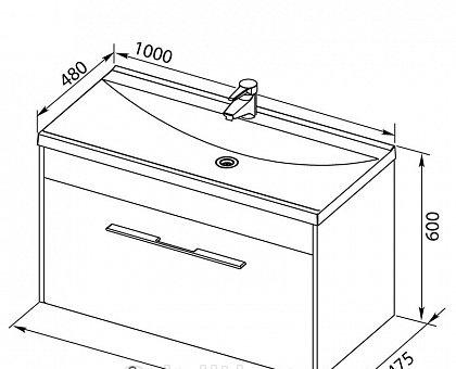 Aquanet Августа, Комплект (гарнитур), 00210005