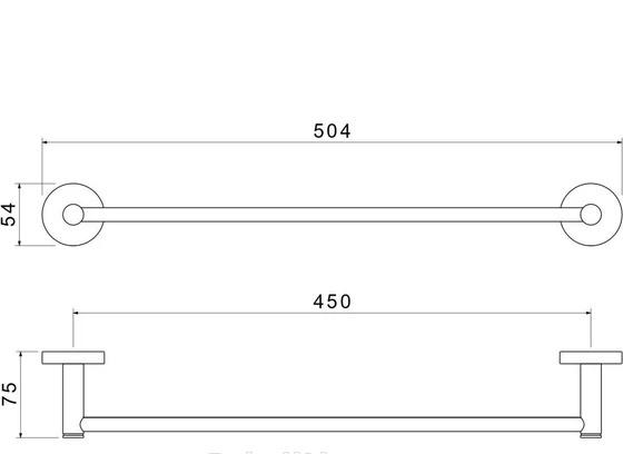 Aquatek Европа, Полотенцедержатель, AQ4120MB