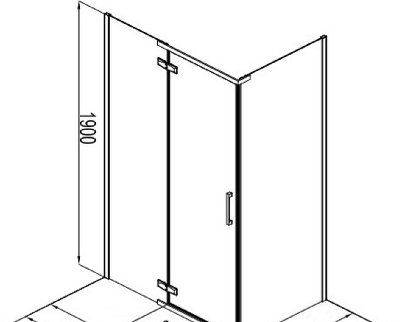 Душевой уголок - Aquanet, Logic, 100x100x190 см, C1000 AE32-S-100x100U-CT / 00243625