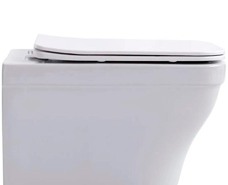 Aquatek Амадео, Унитаз подвесной с инсталляцией и кнопкой, SET AQUATEK АМАДЕО-012 4в1