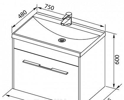 Aquanet Августа, Тумба для раковины, 00210028