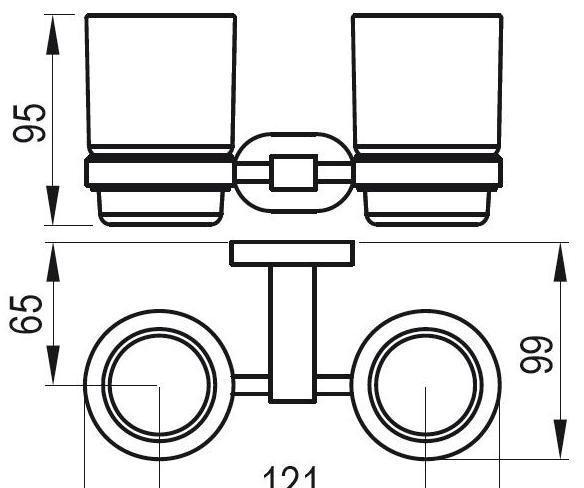 Ravak Chrome, Держатель, X07P189