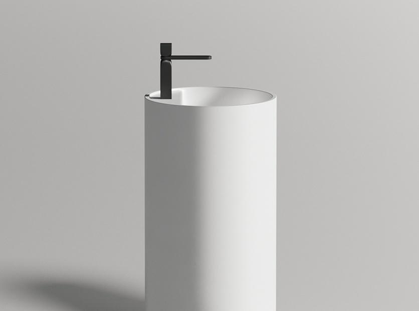 Раковина - Salini, Armonia, 45x45x95 см, 130115G/слив в пол / 130115G