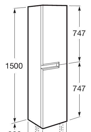 Roca Victoria Nord, Шкаф-пенал, ZRU9000095