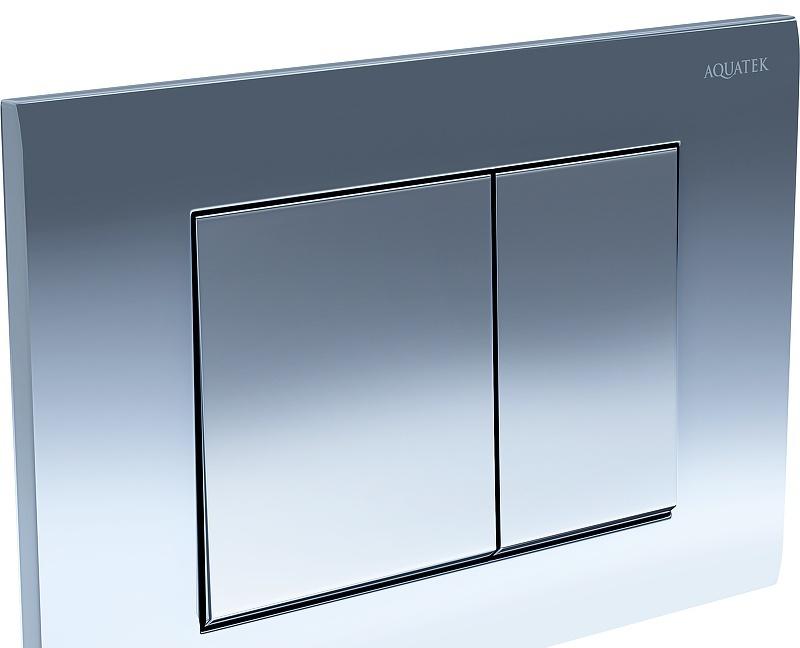 Aquatek Амадео, Унитаз подвесной с инсталляцией и кнопкой, SET AQUATEK АМАДЕО-010 4в1