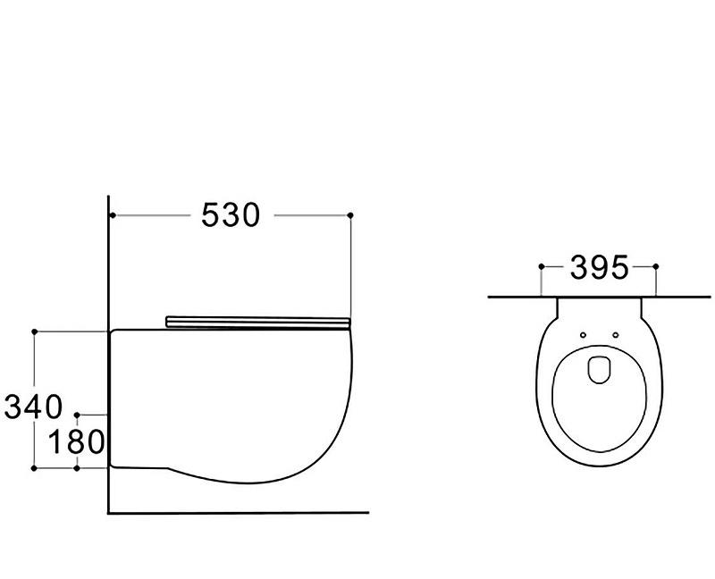 Aquatek Альтаир, Унитаз подвесной с инсталляцией и кнопкой, SET AQUATEK АЛЬТАИР cm-009 4в1