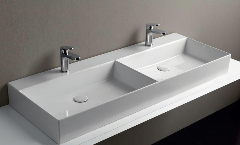 Раковина - Azzurra, Elegance, 45x122x13 см, ELLP12245DQ0BI/(EQA122 2V bi)*0