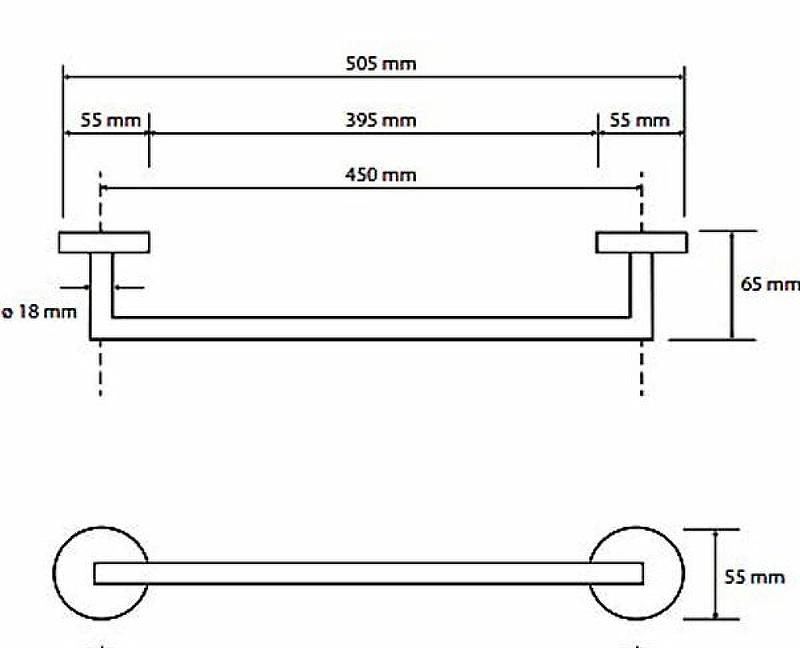 Bemeta Hematit, Полотенцедержатель, 159204022