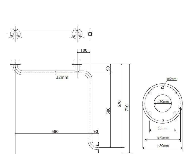 Bemeta Help, Поручень, 301102032