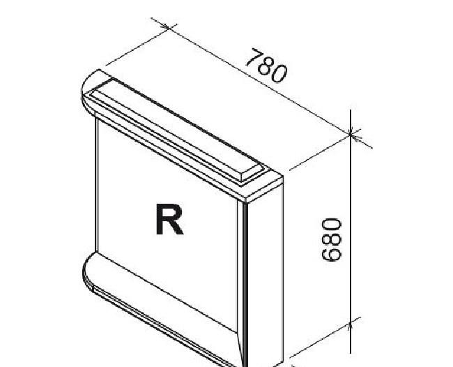 Ravak Rosa, Зеркало, X000000160
