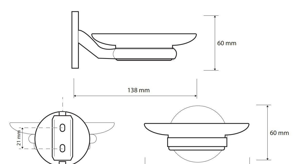 Bemeta Nox, Мыльница, 102408030