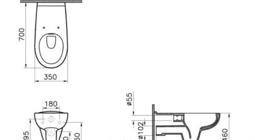 Vitra Conforma, Унитаз подвесной, 5810B003-6234