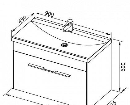 Aquanet Августа, Тумба для раковины, 00210030