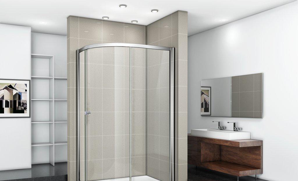 Душевой уголок - Cezares, Pratico, 90x120x185 см, PRATICO-RH-1-120/90-P-Cr