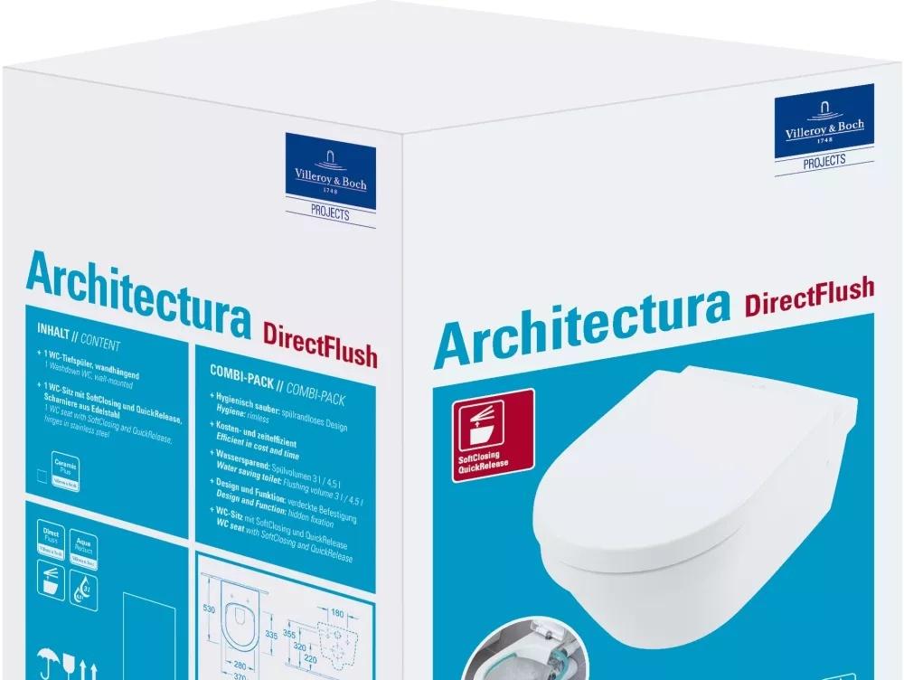 Villeroy&Boch Architectura, Унитаз подвесной, 00279269 / 4694HR01