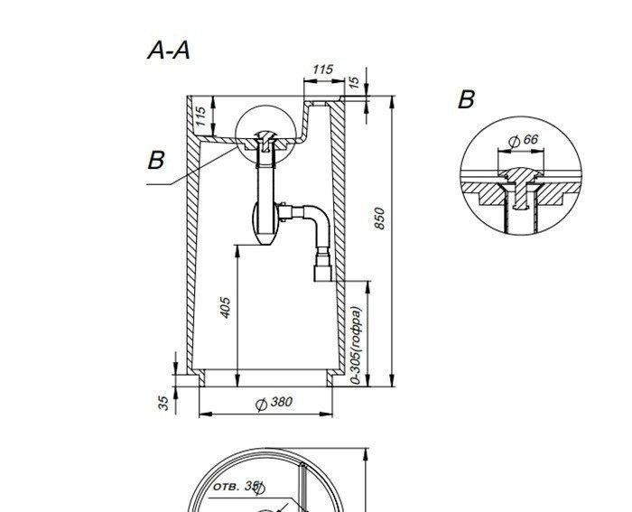 Salini Armonia, Раковина, 130125M/слив в пол / 130125M