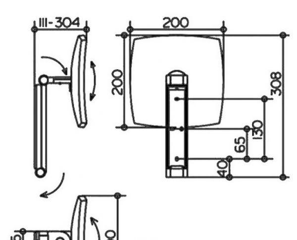 Keuco iLook Move, Косметическое зеркало, 17613 010000 / 17613010000