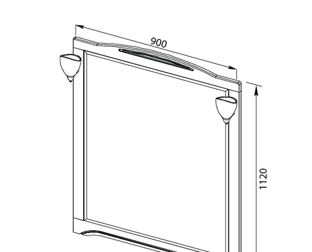 Aquanet Луис, Зеркало, EXS112-00