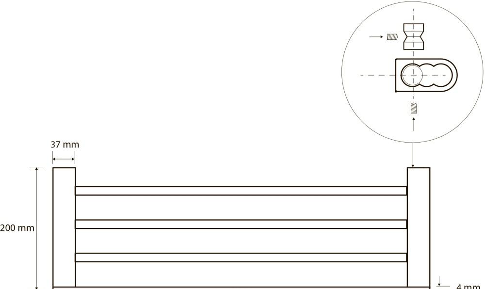 Bemeta Galla, Полотенцедержатель, 108105080