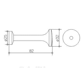 Keuco Elegance, Крючок, 11616 010000 / 11616010000