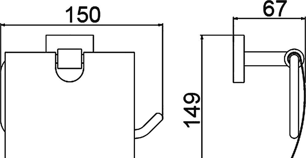 Timo Selene, Держатель туалетной бумаги, 12042/03