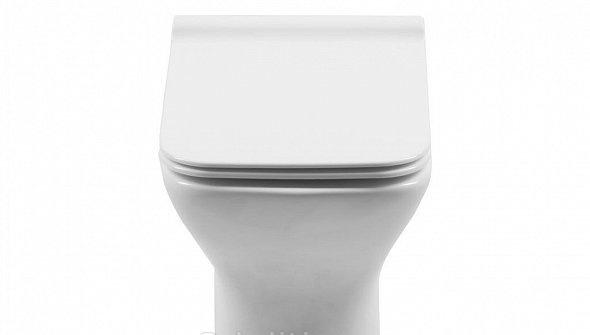 Aquanet Rimless Cube, Унитаз приставной с инсталляцией и кнопкой, 458.124.21.1