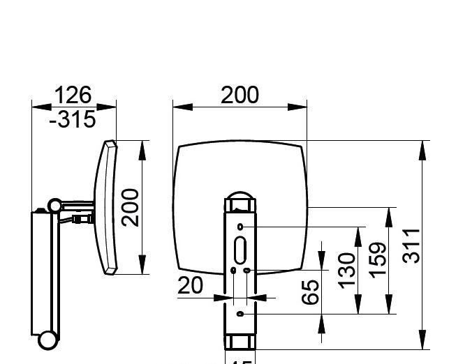 Keuco iLook Move, Косметическое зеркало, 17613019004 / 17613 019004