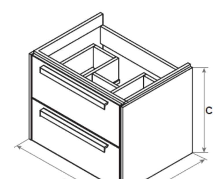 Roca Lago, Тумба для раковины, 857295806