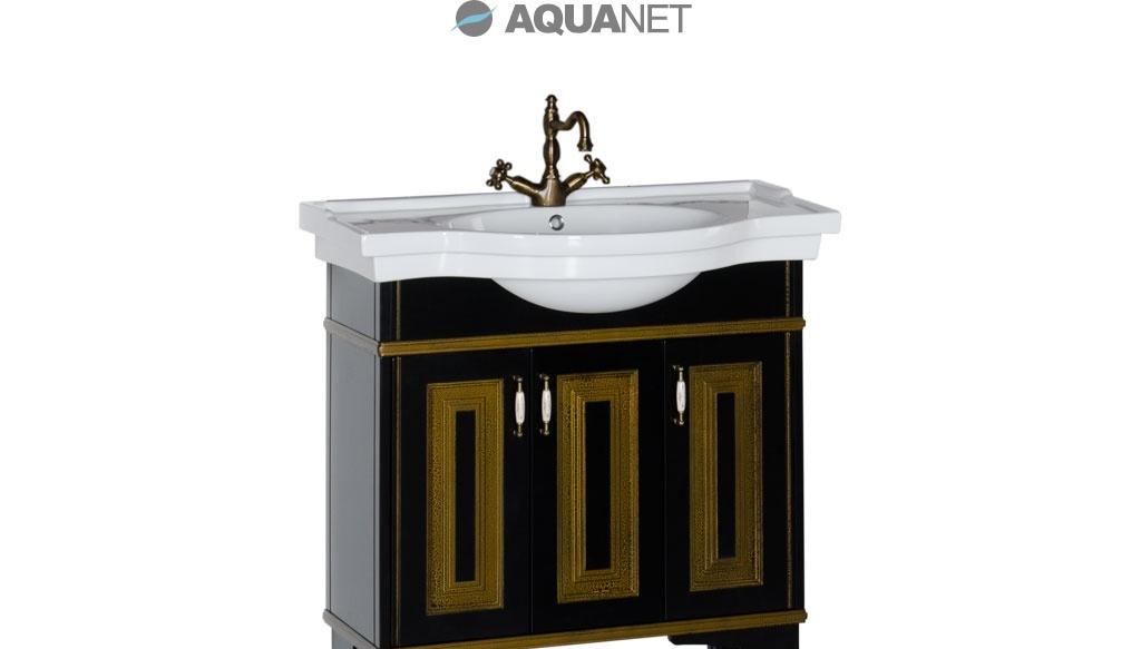 Aquanet Валенса, Тумба для раковины, FLY-MARINO-1500-2A-SC-CL-P-L