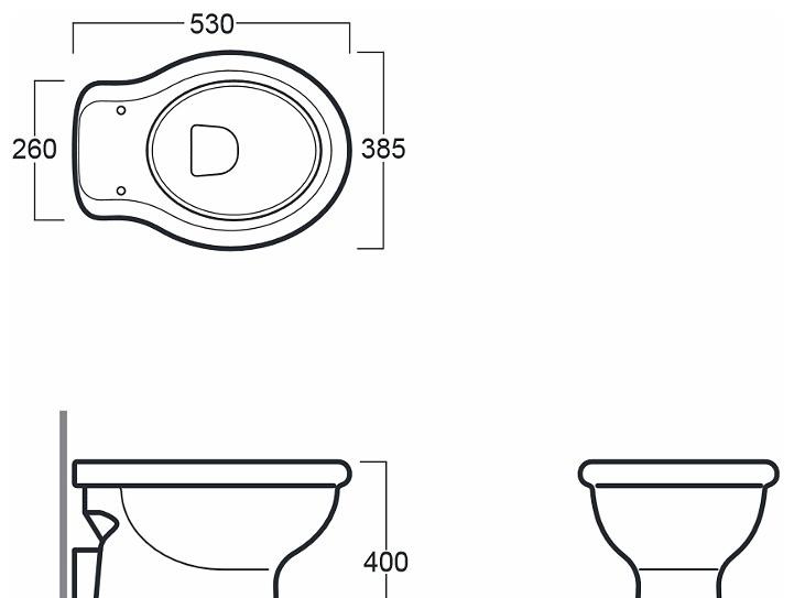 Simas Lante, Унитаз компакт, LA02bi