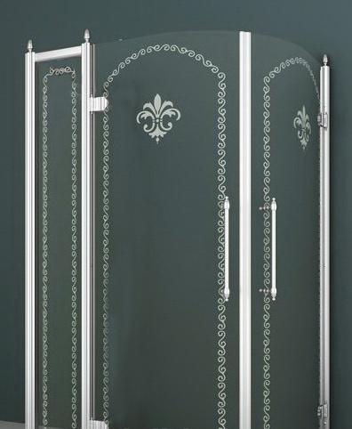 Боковая стенка - Cezares, Giubileo, 0.6x90x195 см, GIUBILEO-FIX-90-SCORREVOLE-C-Br