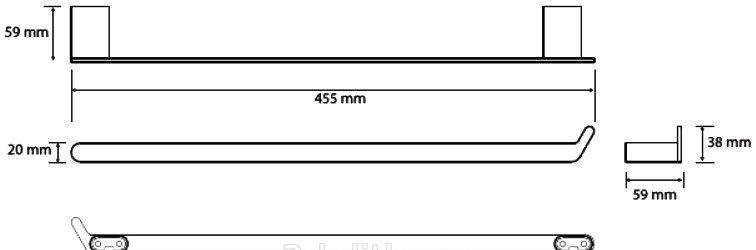 Bemeta Organic, Полотенцедержатель, 157104351