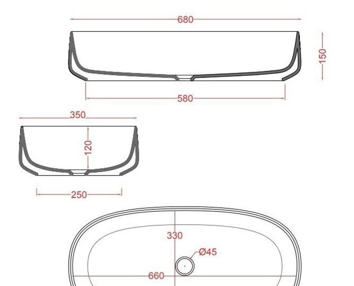 ArtCeram Cognac, Раковина, COL005 01 34