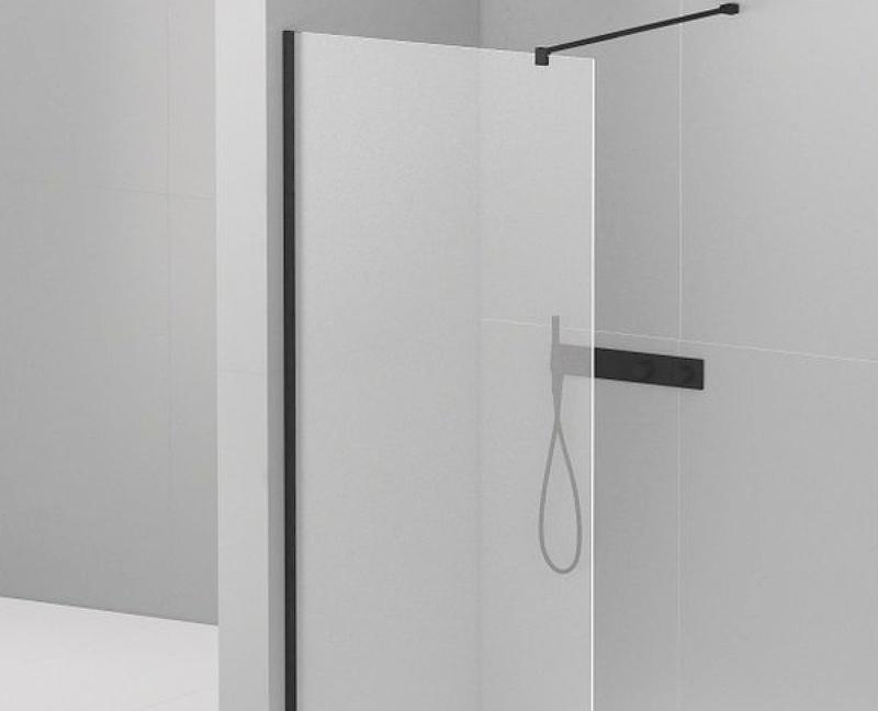 Душевая перегородка - Cezares, Liberta, 8x100x195 см, LIBERTA-L-1-100-120-C-NERO