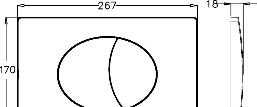 Bocchi Venezia, Унитаз подвесной с инсталляцией и кнопкой, CLA100B1/SOSK