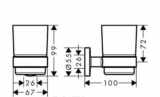 Hansgrohe Logis Universal, Стакан, 41718000